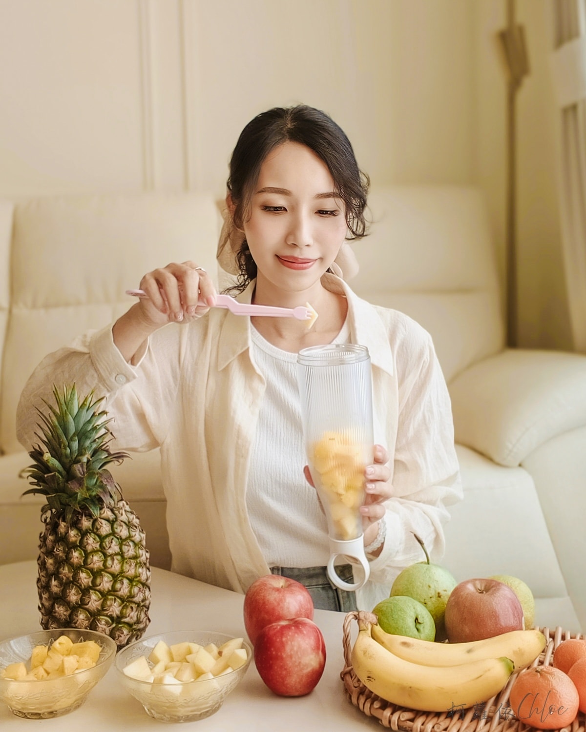 果汁機推薦｜ikiiki伊崎 USB隨行果汁機開箱 3款超簡單日常果汁飲食譜