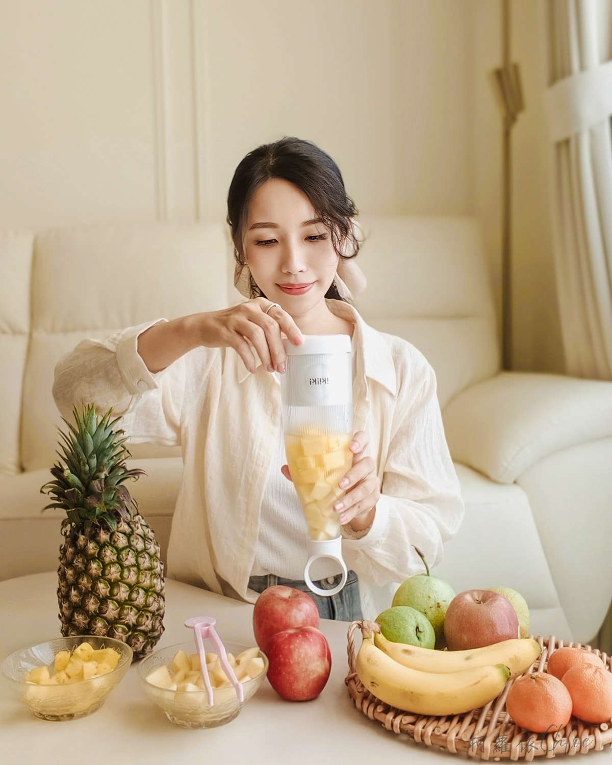 果汁機推薦｜ikiiki伊崎 USB隨行果汁機開箱 3款超簡單日常果汁飲食譜