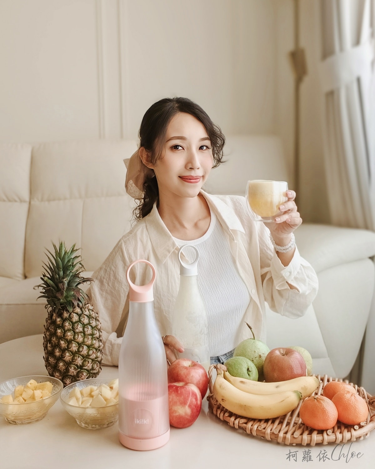 果汁機推薦｜ikiiki伊崎 USB隨行果汁機開箱 3款超簡單日常果汁飲食譜