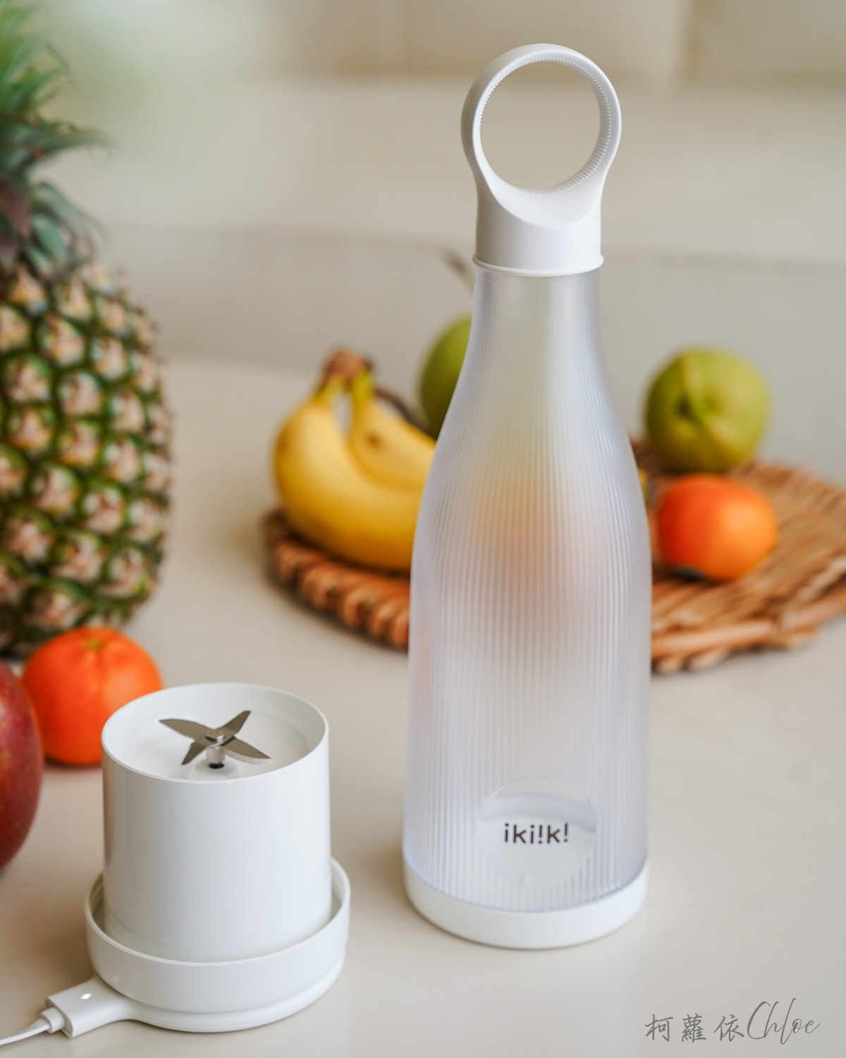 果汁機推薦｜ikiiki伊崎 USB隨行果汁機開箱 3款超簡單日常果汁飲食譜
