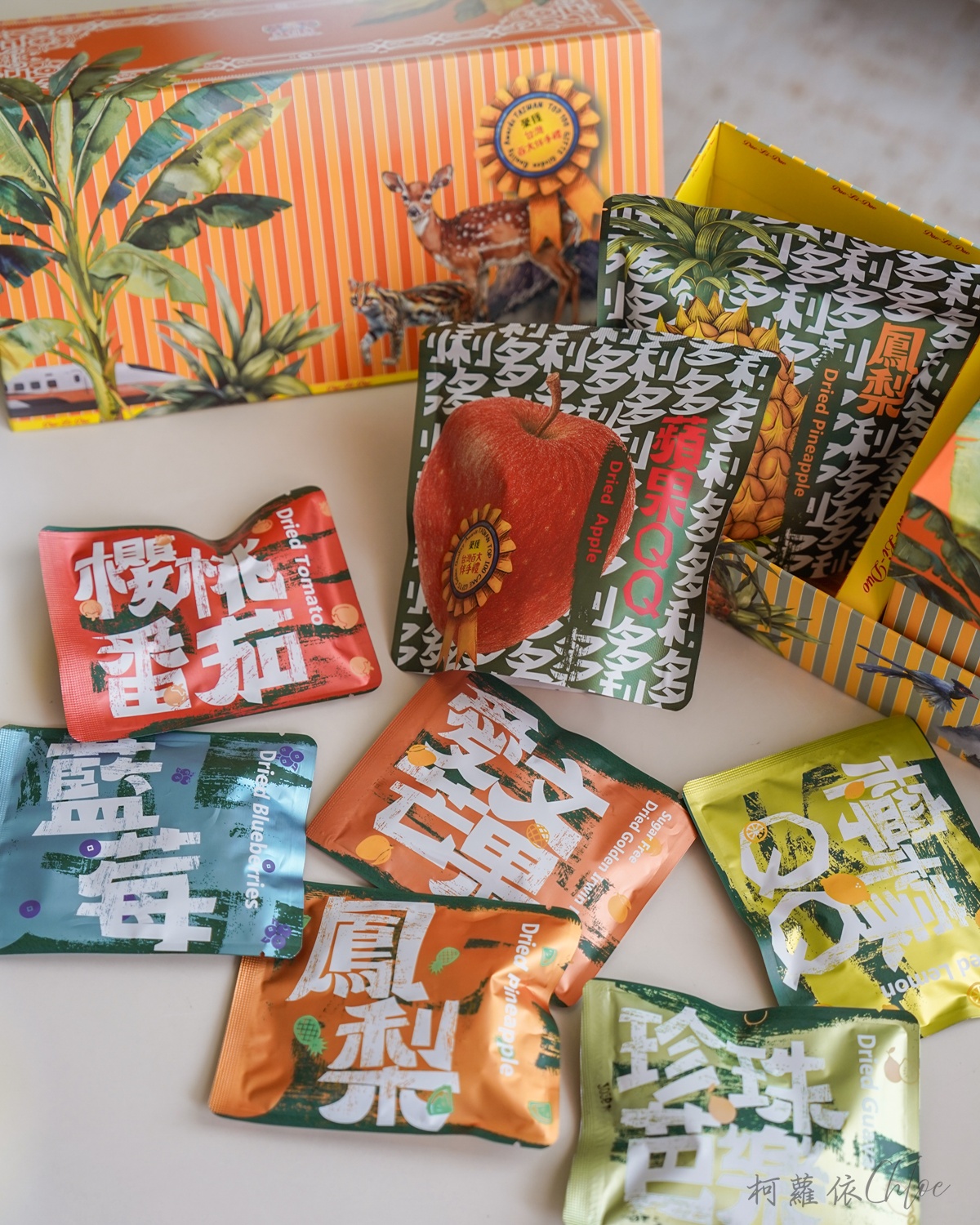 果乾推薦｜多利多天然果乾評價寶島禮盒開箱 台中10大伴手禮分享 無添加果乾心得 送禮自吃都可以