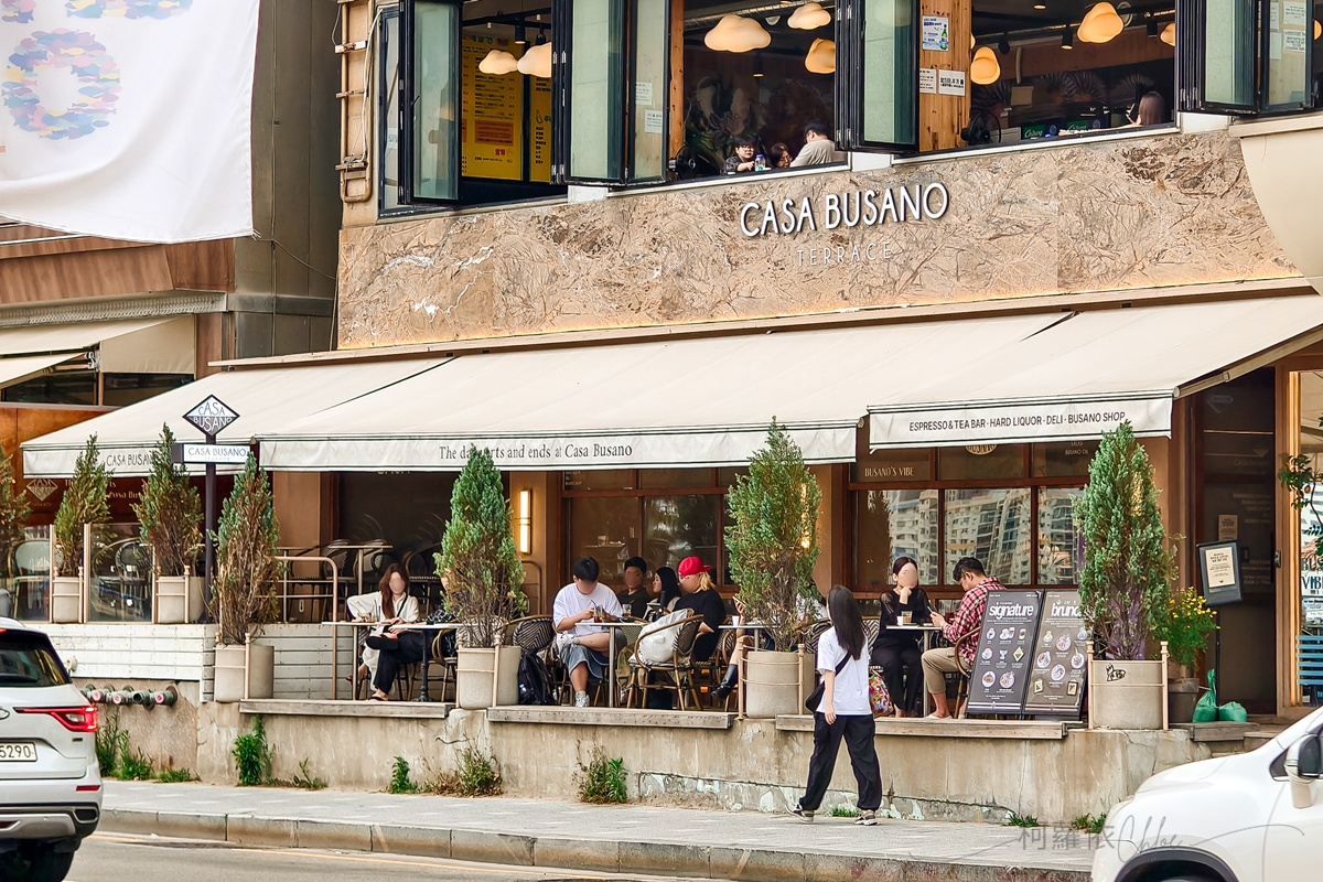 韓國釜山｜廣安里咖啡廳 Casa Busano Terrace 海景第一排 喝咖啡看廣安大橋、廣安里海灘