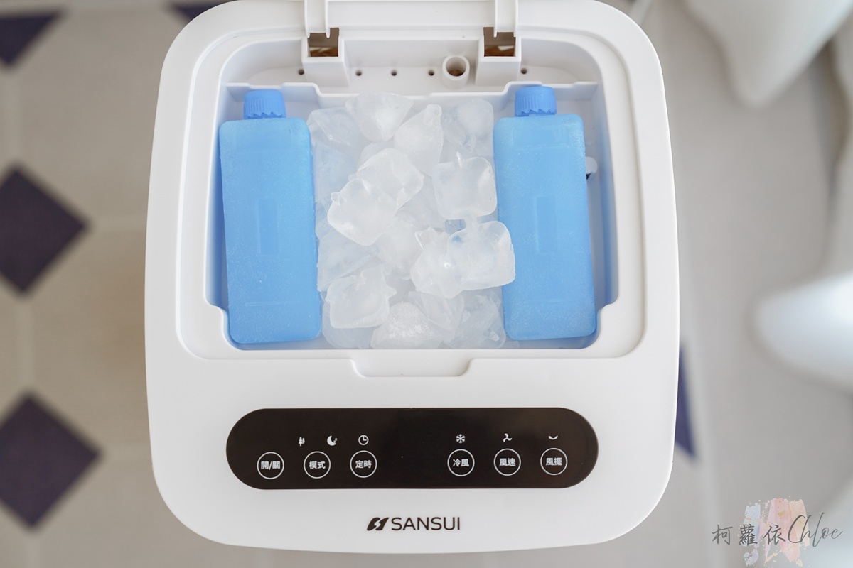 移動式水冷扇開箱｜SANSUI山水 白小冷 靜涼潤風循環水冷扇 消暑氣室內涼感提升 SC-F9使用心得評價分享