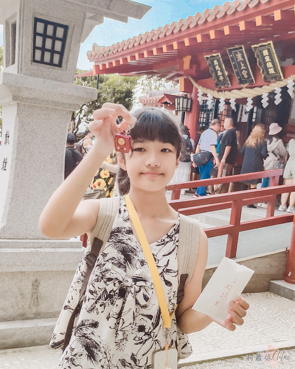 麗星郵輪沖繩自由行｜波上宮散步參拜去 從港口搭Uber抵達超方便 超可愛書包御守必買