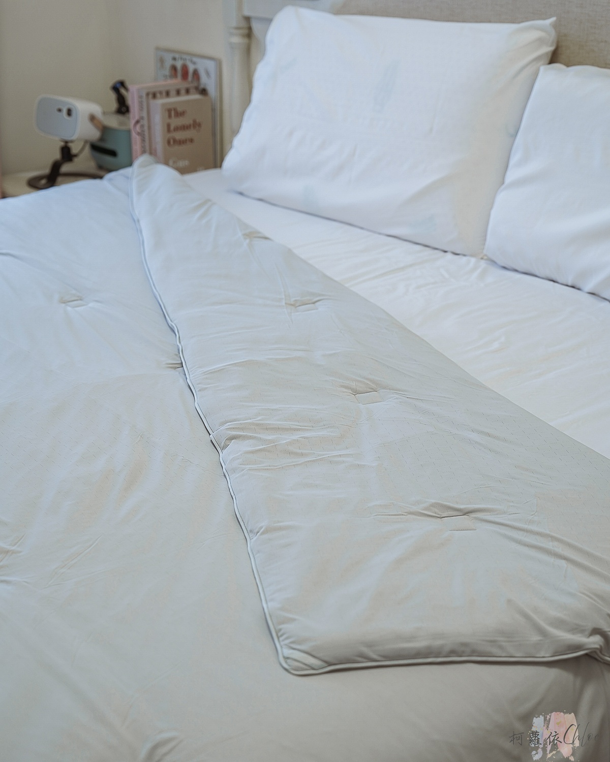SENBAZURU恆溫太空冰冰被開箱｜夏天冷氣房必備舒服的涼感被 蓬鬆又有包覆感