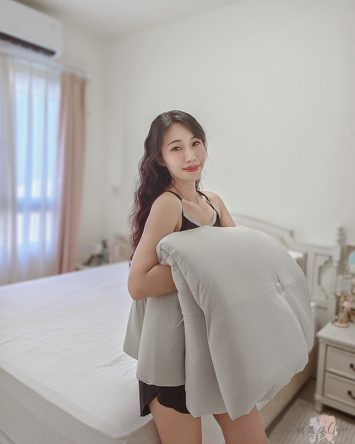 SENBAZURU恆溫太空冰冰被開箱｜夏天冷氣房必備舒服的涼感被 蓬鬆又有包覆感